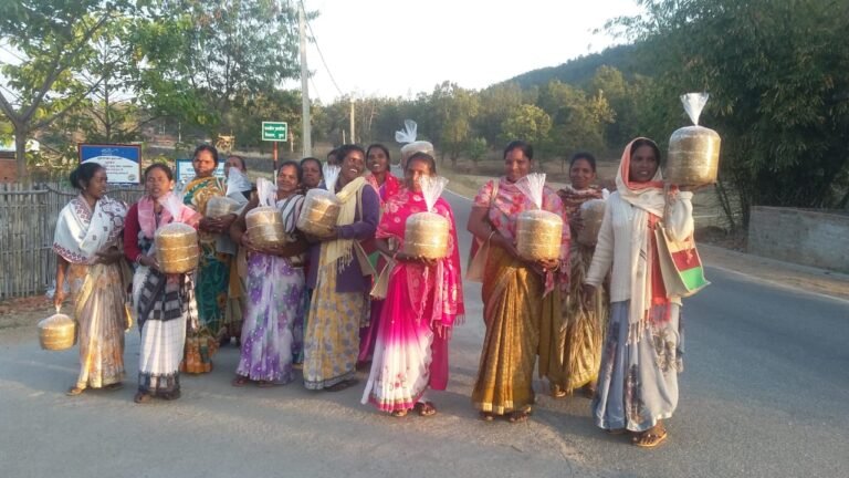 Traditional dance at a community event