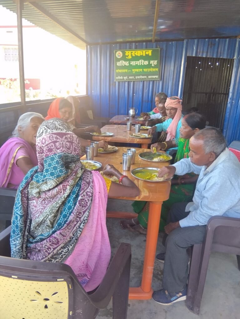 Lunch at the Senior Citizen Home